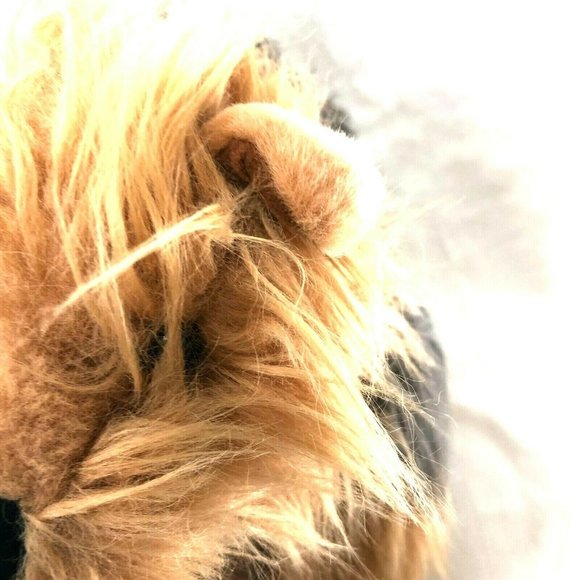 Yorkshire Terrier Build a Bear Dog Plush Stuffed Animal Collar 10 x 14" Brown - Picture 5 of 10